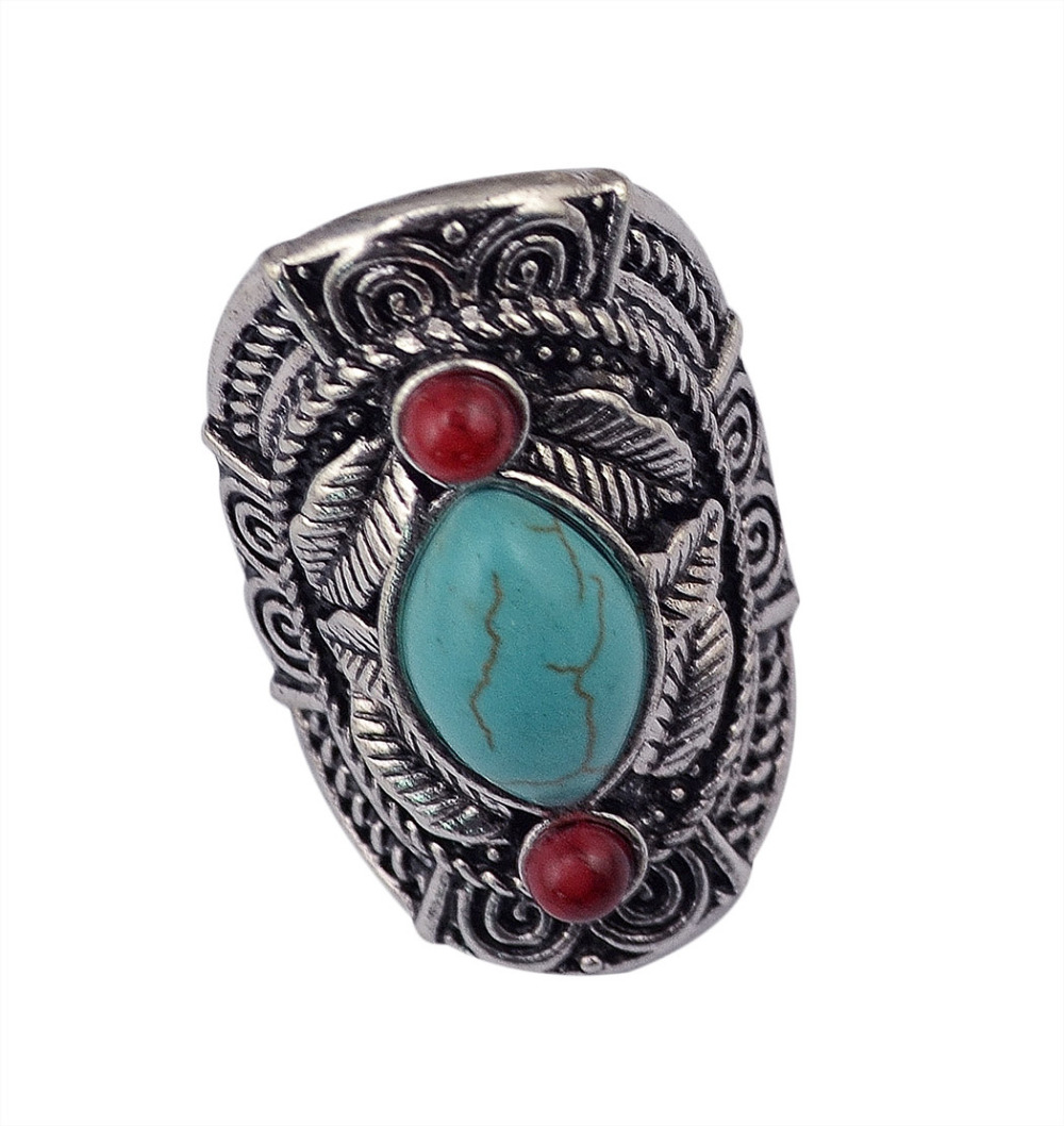 Boho Ethnic Tibet Turquoise Ri - Ethnic Fashion Pakistan review and price
