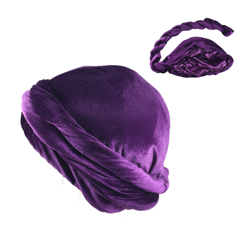 Solid Color Men's Velvet Head  - Ethnic Fashion Design review and price