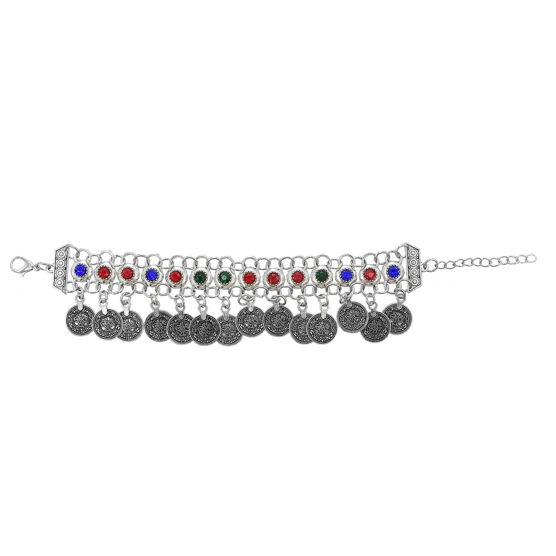 3 Style Colorful Crystal Coin  - Ethnic Fashion Pakistan review and price