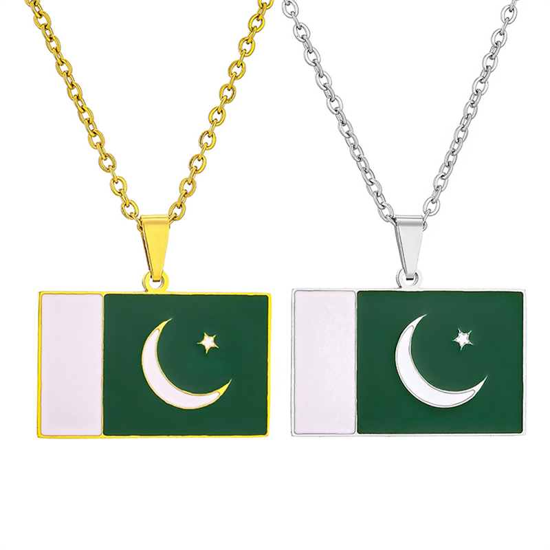 Pakistan National Flag Pendant - Ethnic Fashion Pakistan review and price